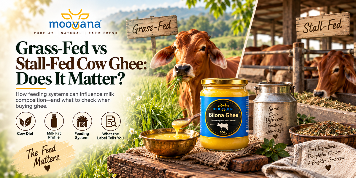 Grass-Fed vs Stall-Fed Cow Ghee: Does It Matter?