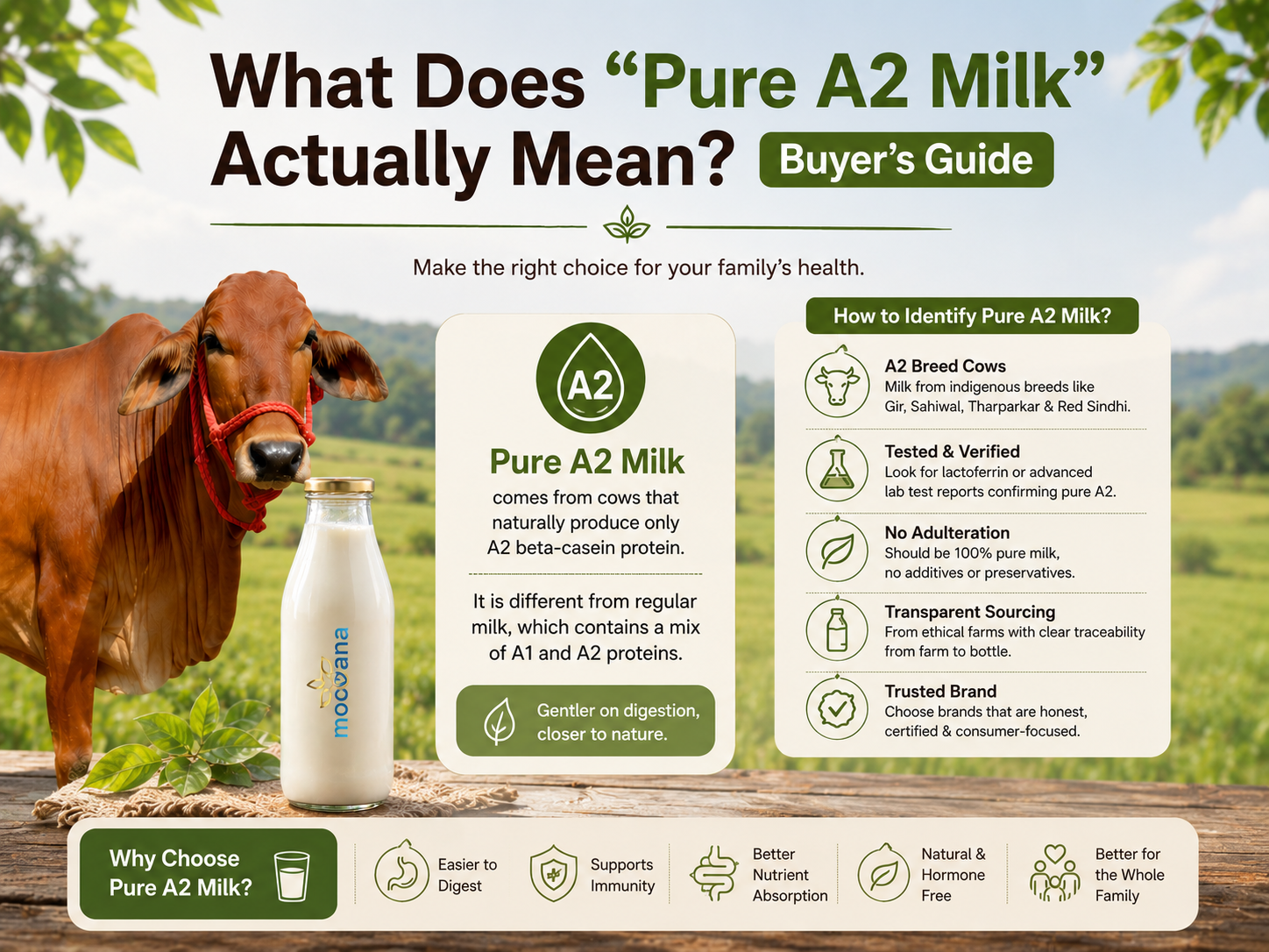 What Does “Pure A2 Milk” Actually Mean? Buyer’s Guide