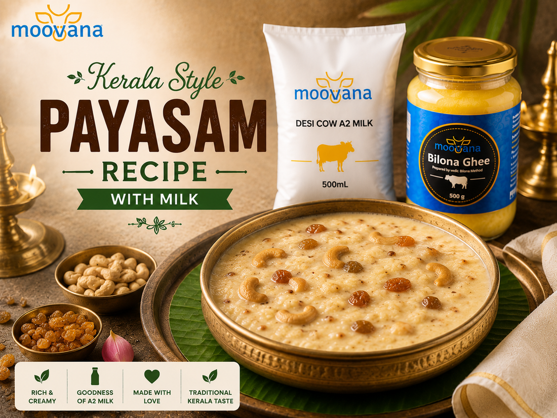 Kerala Style Payasam Recipe with Milk