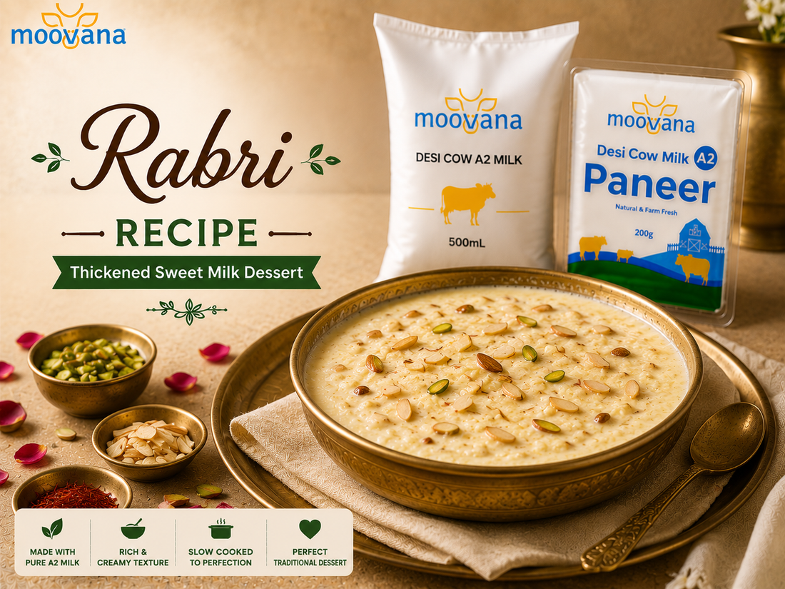 Rabri Recipe (Thickened Sweet Milk Dessert)