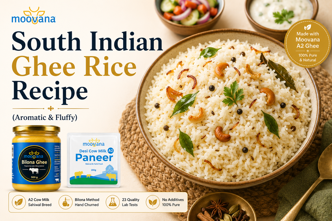 South Indian Ghee Rice Recipe (Aromatic & Fluffy)