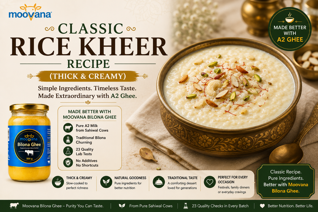 Classic Rice Kheer Recipe (Thick & Creamy)