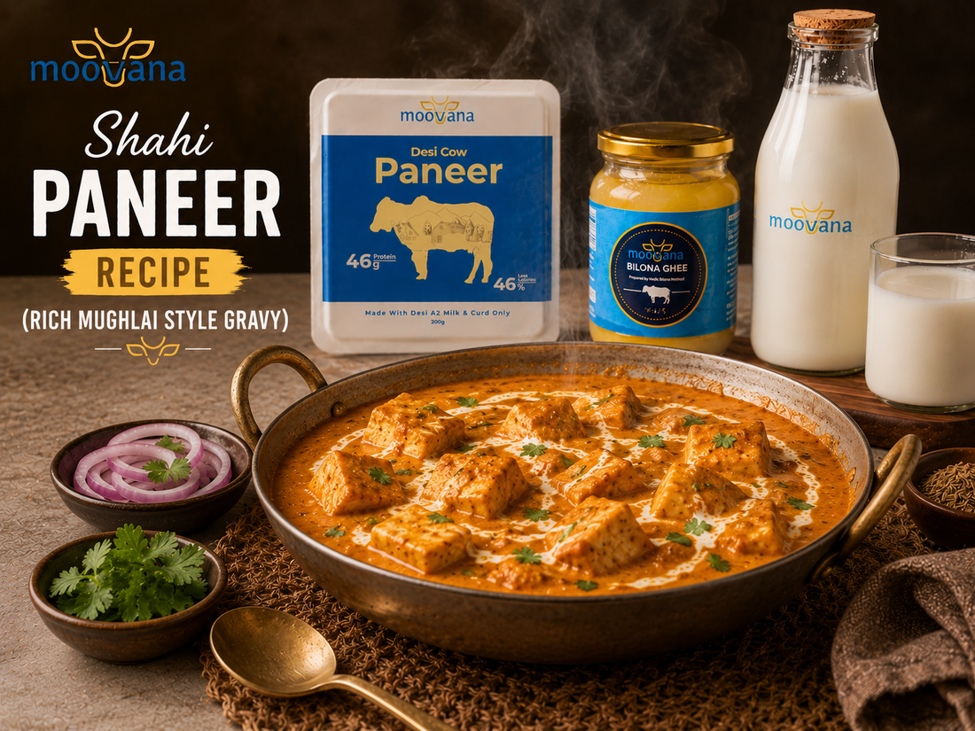 Shahi Paneer Recipe (Rich Mughlai Style Gravy)