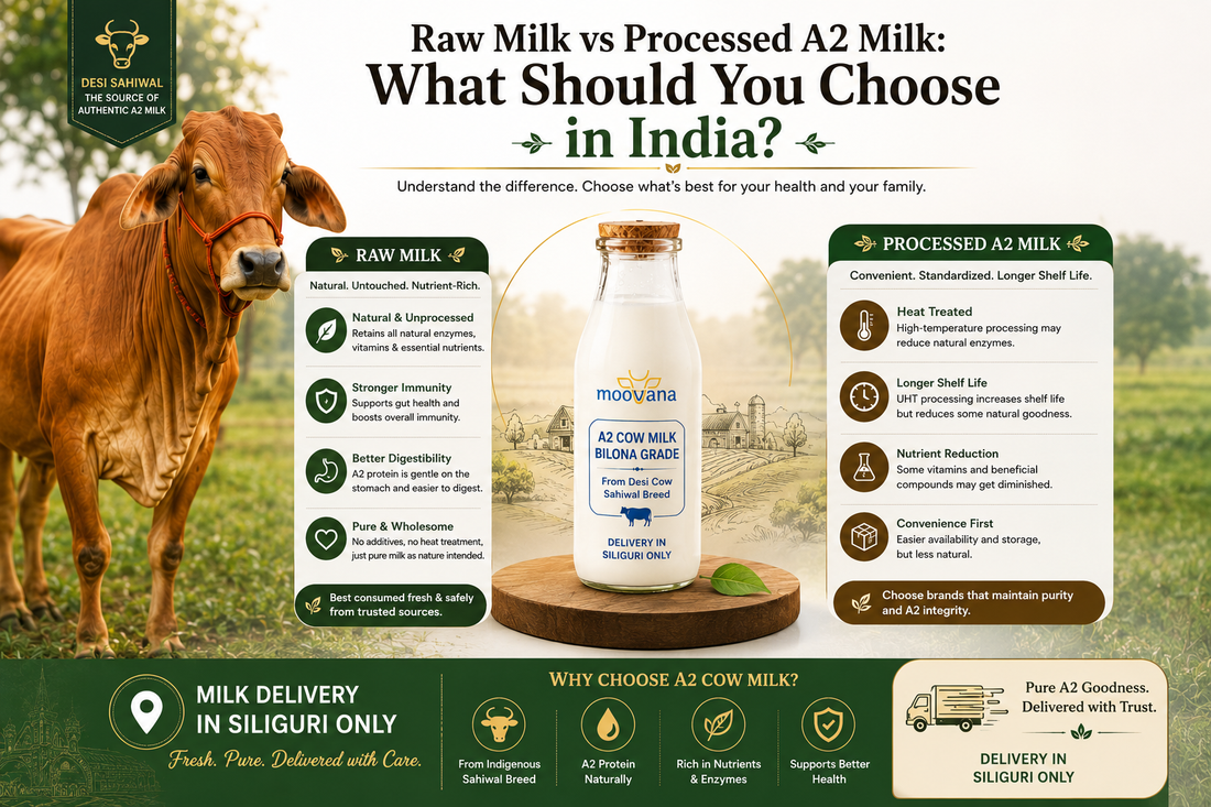 Raw Milk vs Processed A2 Milk: What Should You Choose in India?
