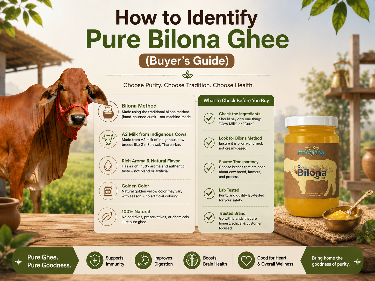 How to Identify Pure Bilona Ghee (Buyer’s Guide)