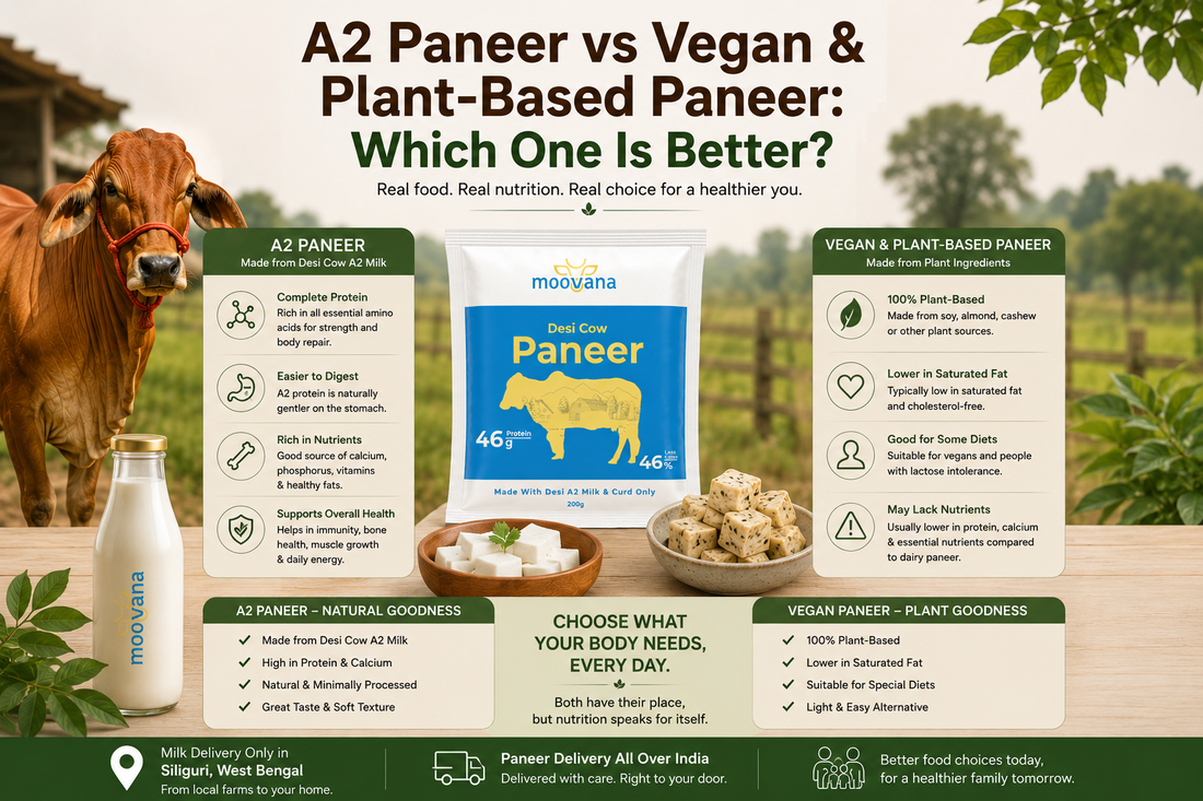 A2 Paneer vs Vegan & Plant-Based Paneer: Which One Is Better?