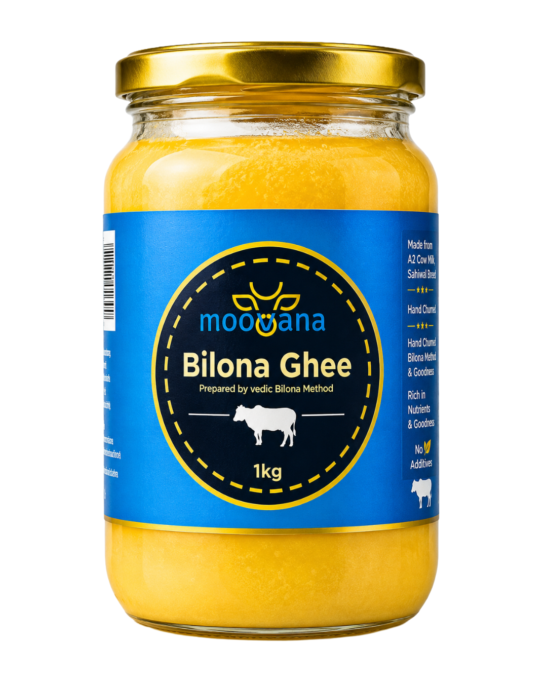 Premium A2 Cow Ghee - Traditional Bilona Churned
