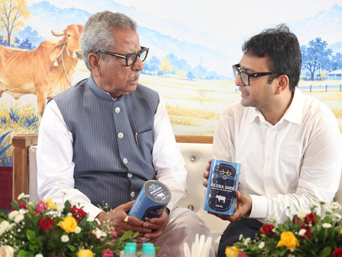 Sikkim Governor Om Prakash Mathur Visits Moovana A2 Dairy Farm, Applauds Blend of Tradition and Technology